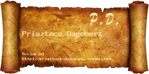 Prisztacs Dagobert névjegykártya